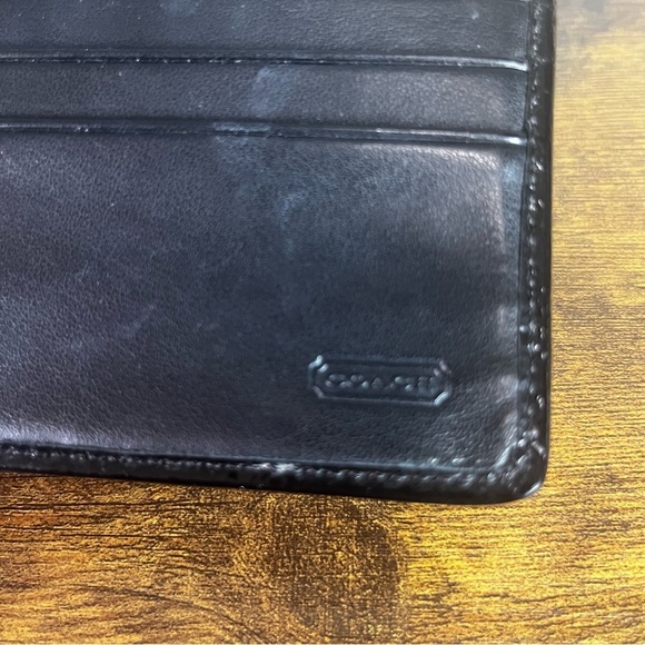 Coach Alexandra Signature Slim Envelope Wallet 7.5 X4 Zip Pockets Leather Trim - Picture 8 of 11